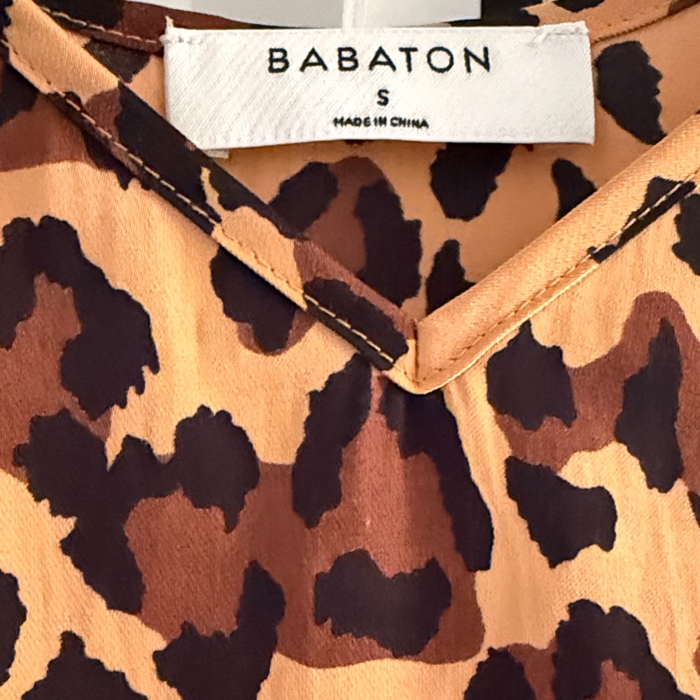 Babaton Aritzia size S Leopard Print Camisole Top - Picture 2 of 5